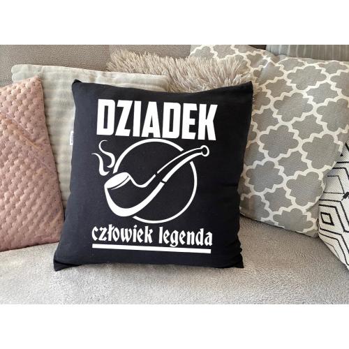 Poduszka czarna | Dziadek...