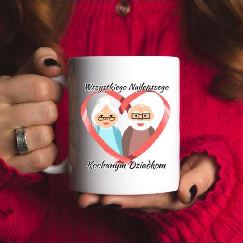 Kubek z nadrukiem Ukochana babcia