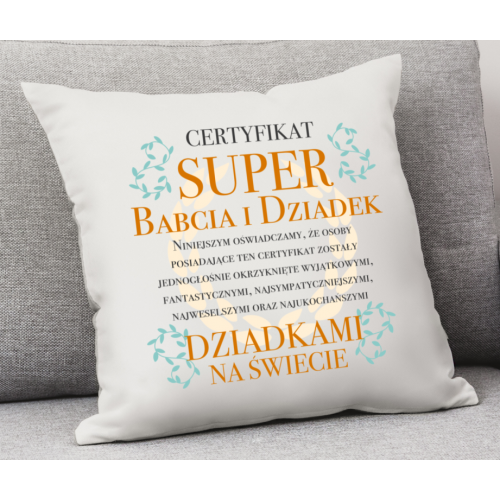 Poduszka | Certyfikat Super...