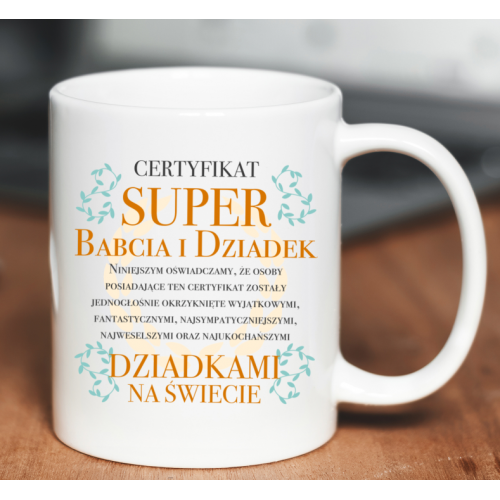 Kubek | Certyfikat Super...