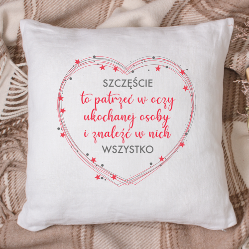 PODUSZKA druk Szczęście