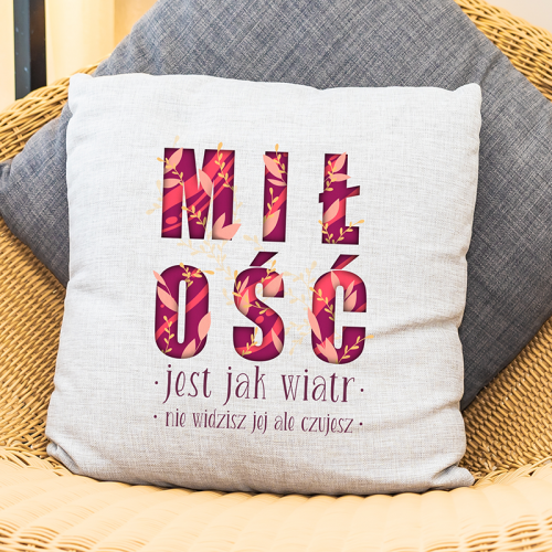 PODUSZKA druk Miłość