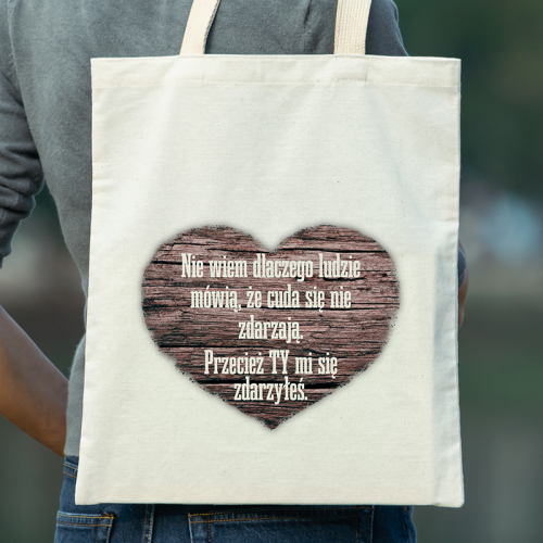 Torba bawełniana ecri Ty mi...