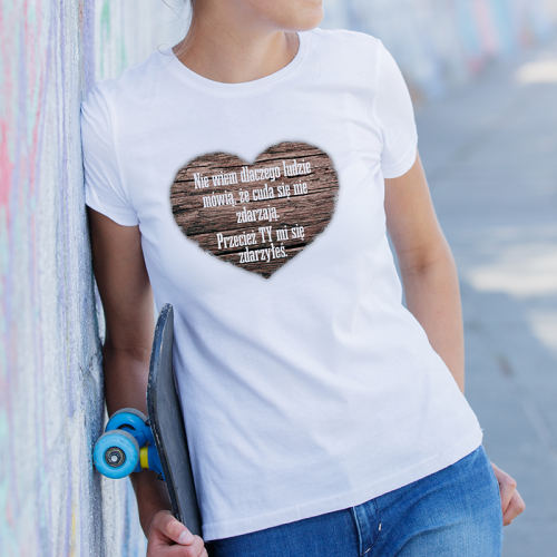 T-shirt lady slim DTG Ty mi...