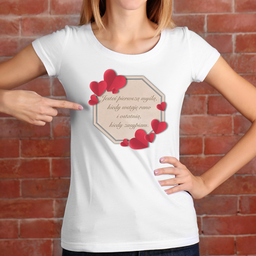 T-shirt lady slim DTG...