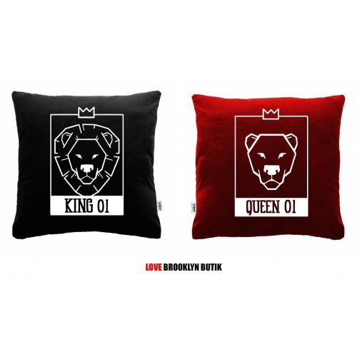 Poduszki King 01 & Queen 01 LION 2 szt