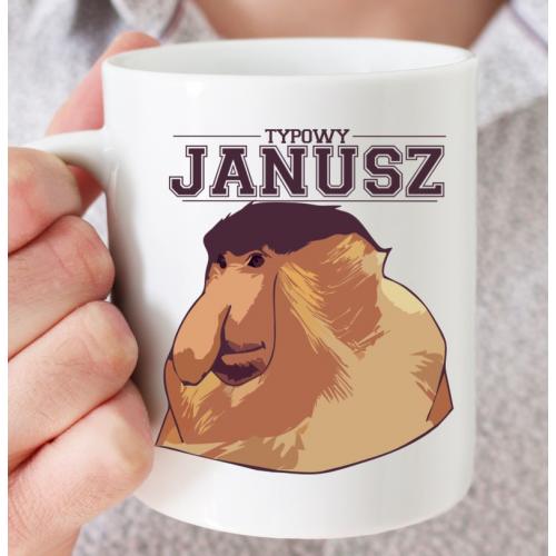 Kubek typowy Janusz - prezent dla chłopaka