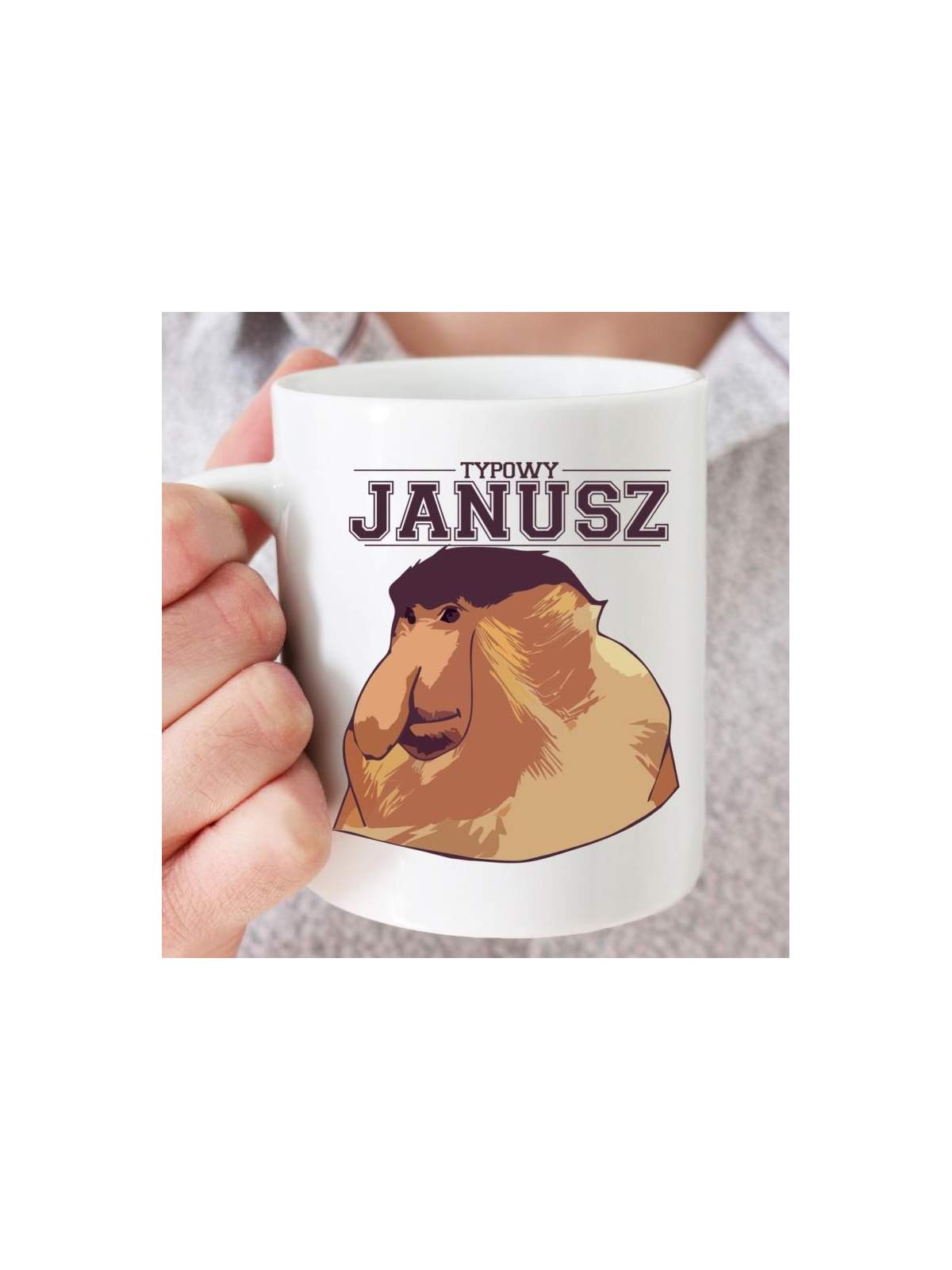 Kubek typowy Janusz - prezent dla chłopaka