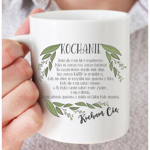 Kubek z nadrukiem Kochanie...