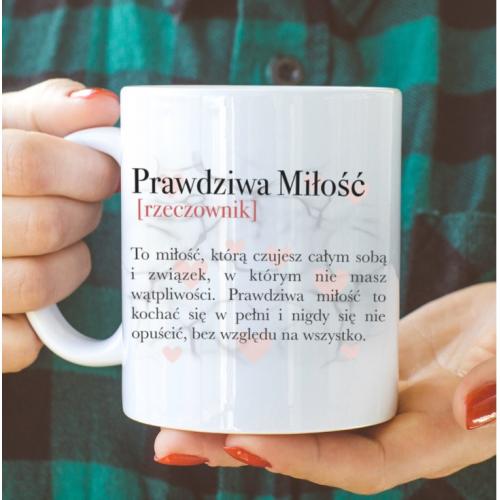 Kubek z nadrukiem Prawdziwa...