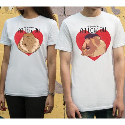 T-shirty dla par Aj Low ju