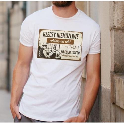 T-shirt oversize DTG Janusz- kurła podpalaj gryla