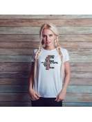 T-shirt lady slim DTG  van gogh