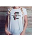 T-shirt lady slim DTG  van gogh