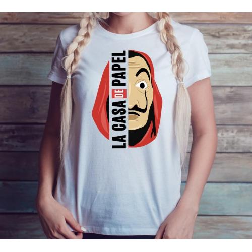 T-shirt lady slim DTG  bella ciao