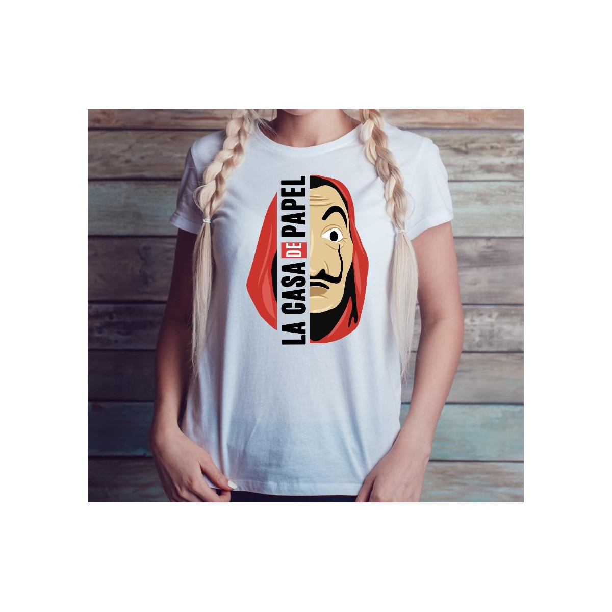 T-shirt lady slim DTG  bella ciao