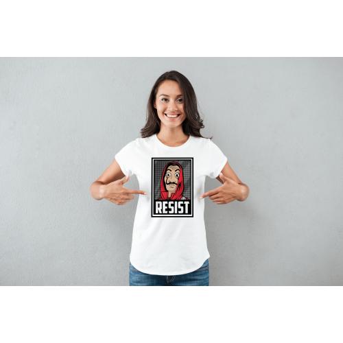 t-shirt resist la casa de papel