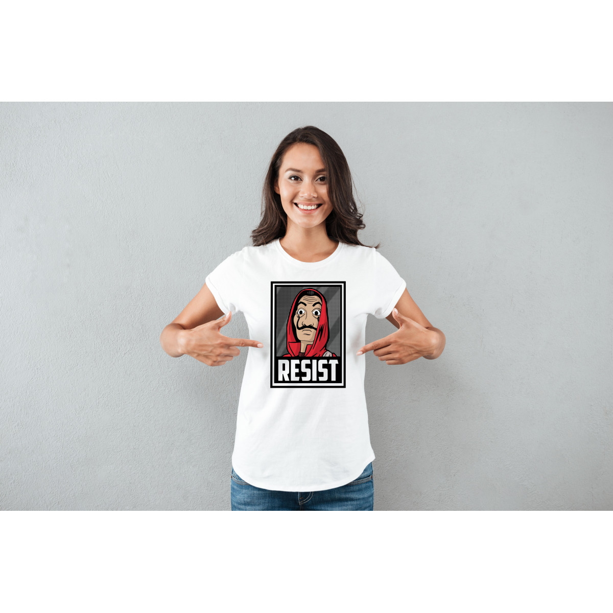 t-shirt resist la casa de papel