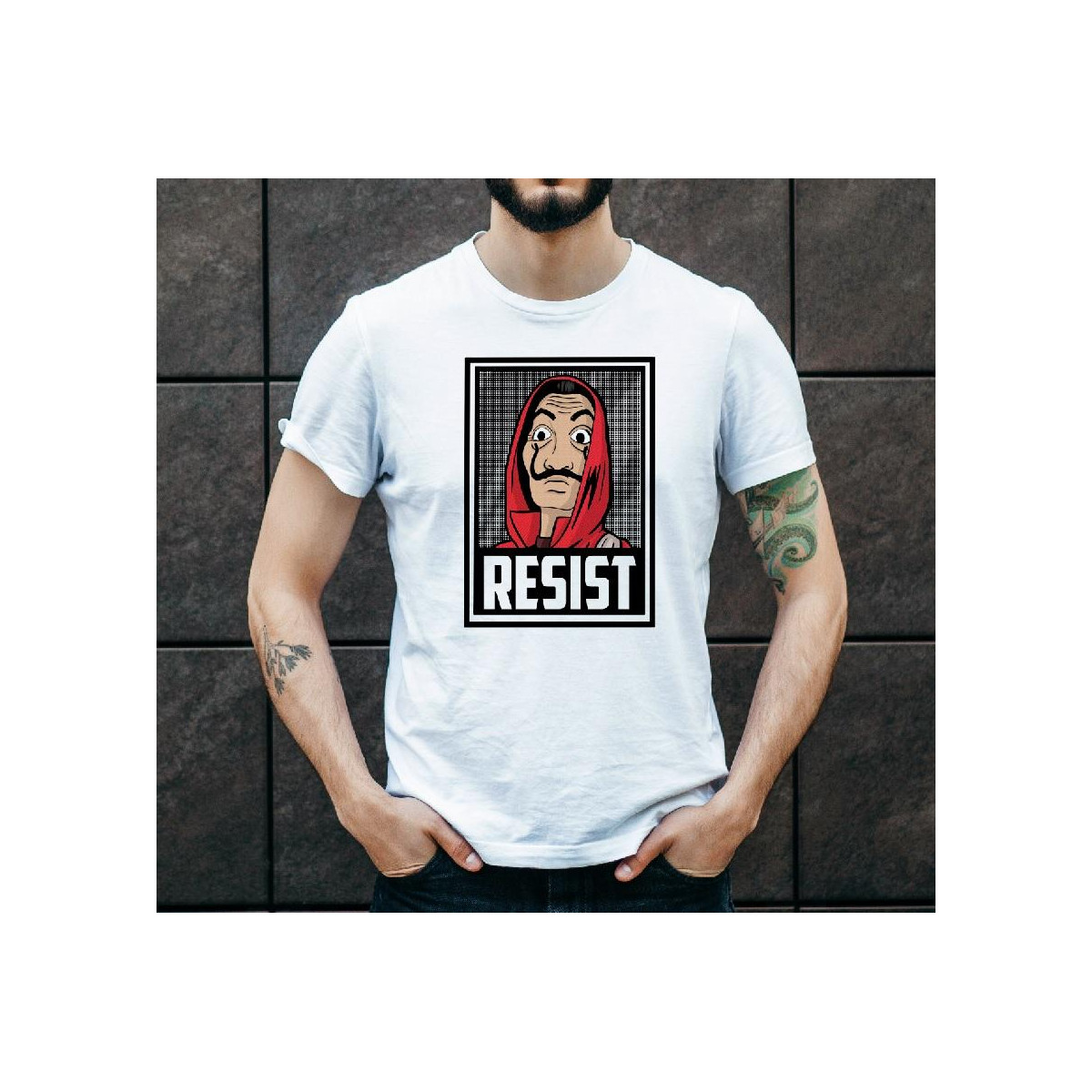 T-shirt oversize DTG Bella ciao comic