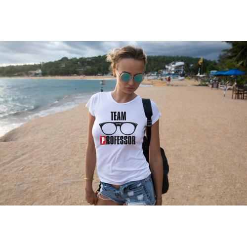 T-shirt lady slim DTG  bella ciao black