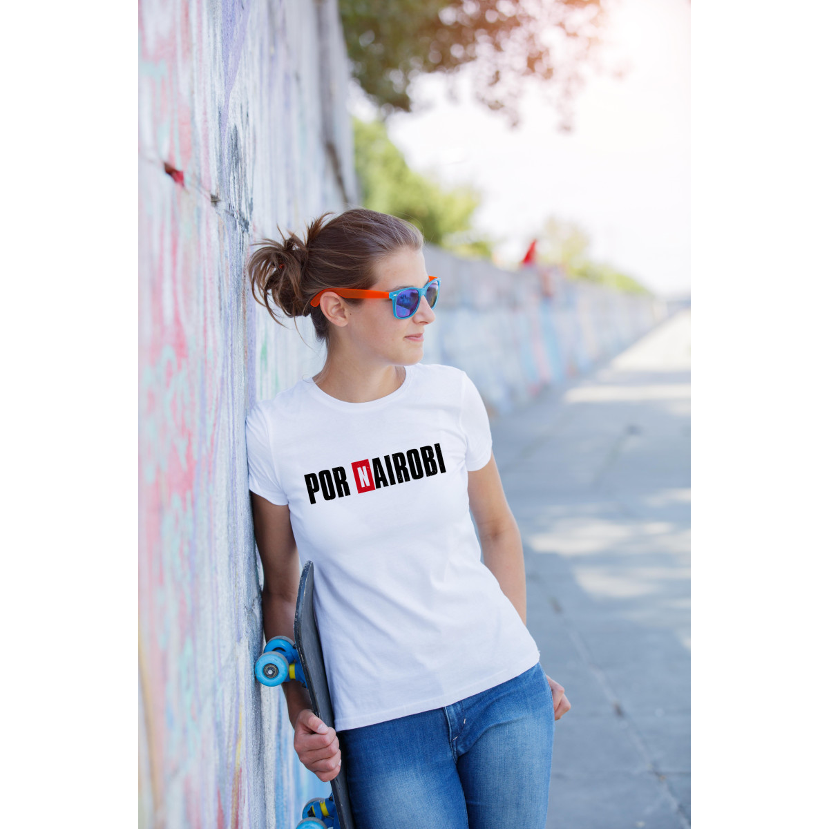 T-shirt lady slim DTG  Team Professor