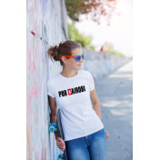 T-shirt lady slim DTG  Team Professor