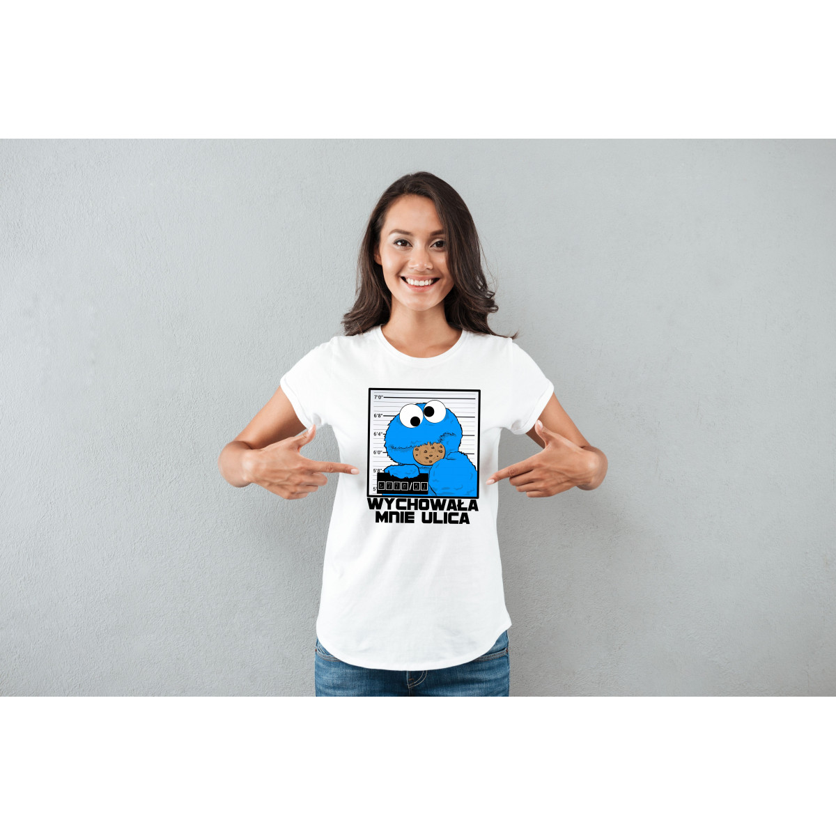 T-shirt lady slim DTG CAN'T TOUCH THIS