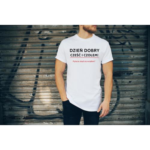 T-shirt oversize DTG Prl proszę państwa oto miś