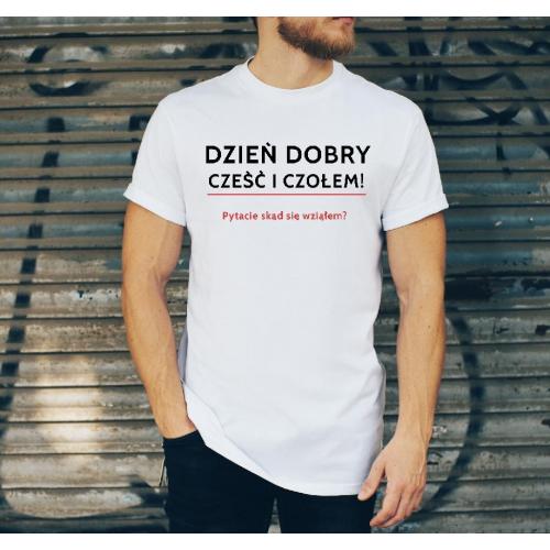 T-shirt oversize DTG Prl proszę państwa oto miś