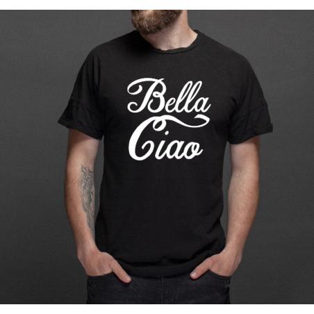 T-shirt oversize czarny Bella Ciao