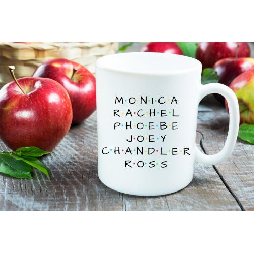 Kubek z nadrukiem friends names