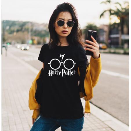 T-shirt lady czarna HP