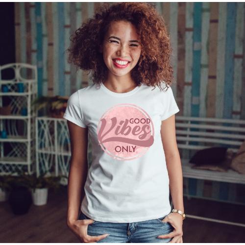 T-shirt lady slim DTG Good...