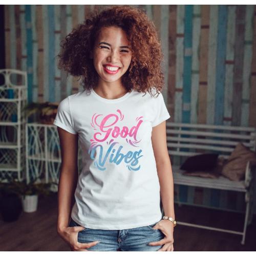 T-shirt lady slim DTG Good...