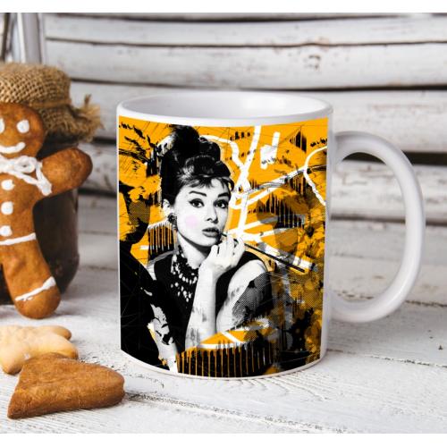 Kubek z nadrukiem Audrey...