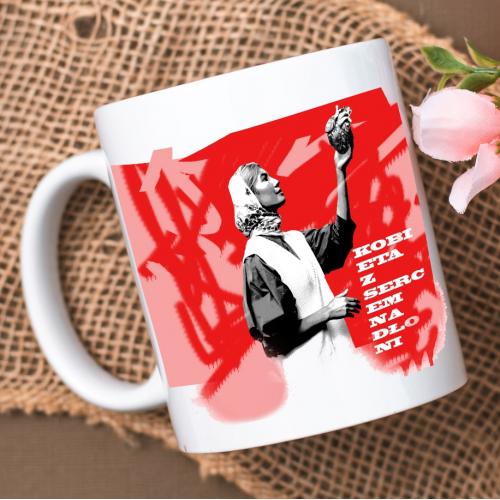 Kubek z nadrukiem Kobieta...