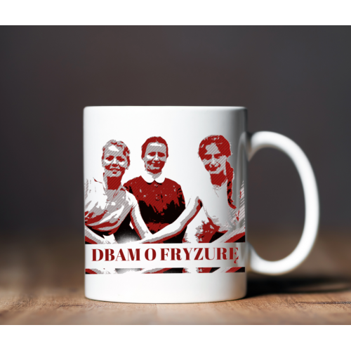 Kubek z nadrukiem Dbam o...