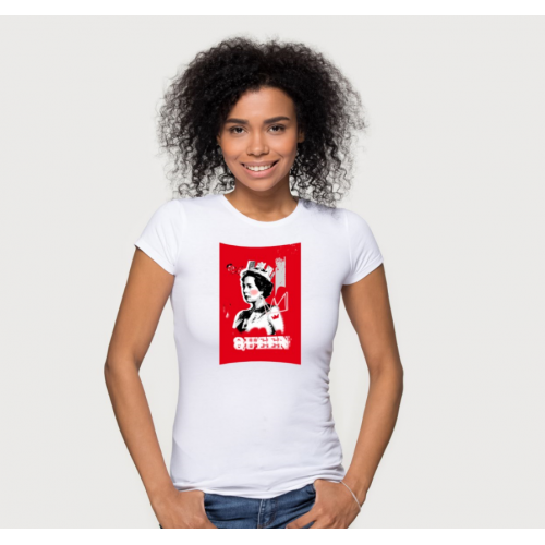 T-shirt lady slim Queen E