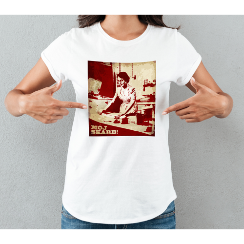 T-shirt lady slim Mój Skarb