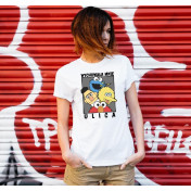 T-shirt lady slim DTG urodzeni w PRL