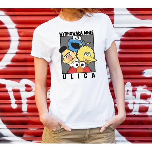 T-shirt lady slim DTG urodzeni w PRL