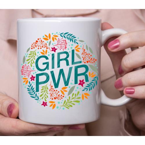 Kubek z nadrukiem GIRL PWR