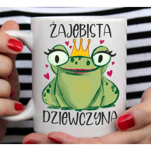 Kubek z nadrukiem Żajebista...