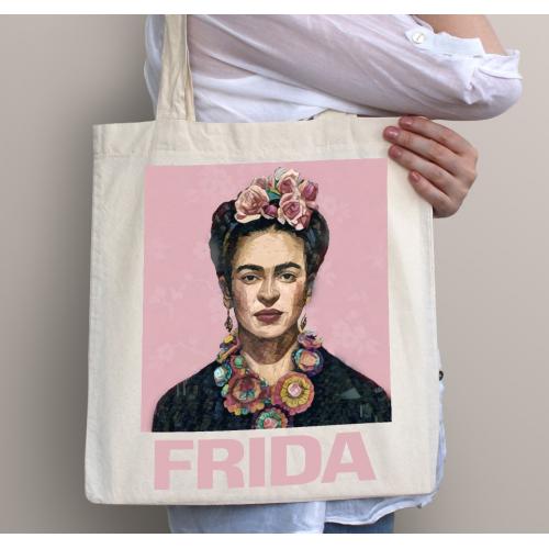 Torba bawełniana Frida pink