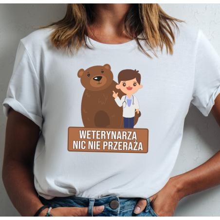 T-shirt lady slim DTG Weterynarz