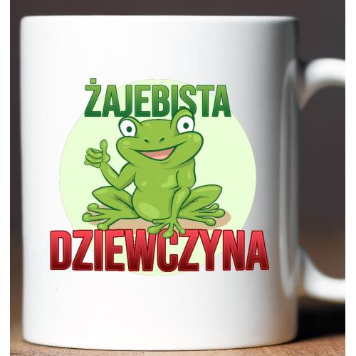 Kubek z nadrukiem Żajebista...