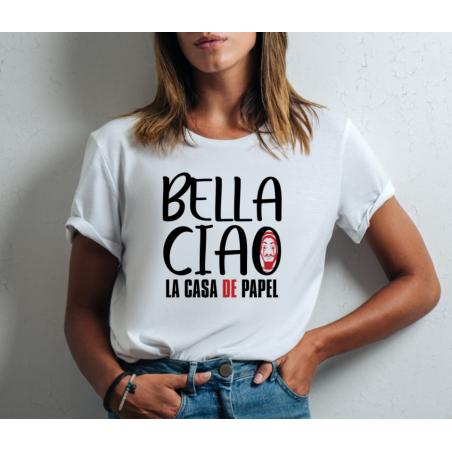 T-shirt lady slim DTG Bella Ciao La casa De Papel 2