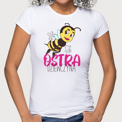 T-shirt lady slim DTG Ostra...