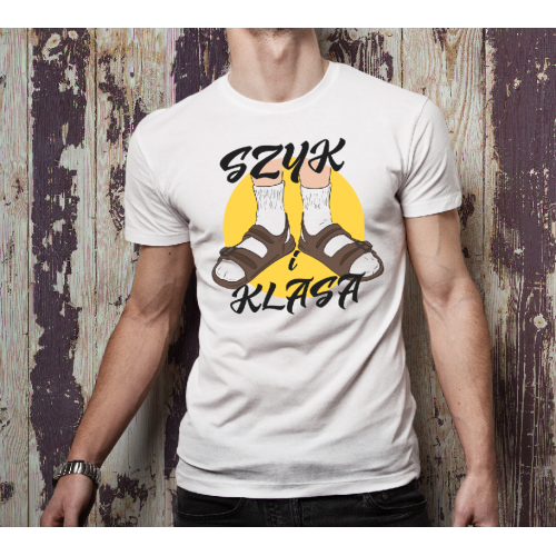 T-shirt oversize DTG Szyk i...