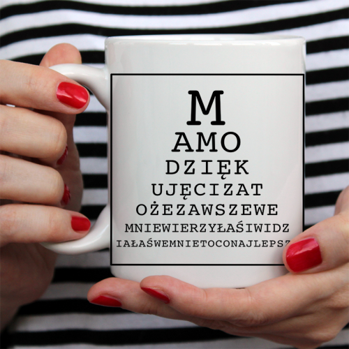 Kubek z nadrukiem Mamo...